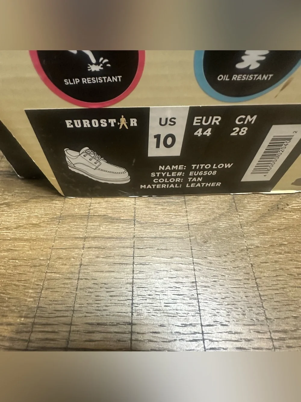 Eurostar Tito Low Men’s Work Shoe NEW Size 10
